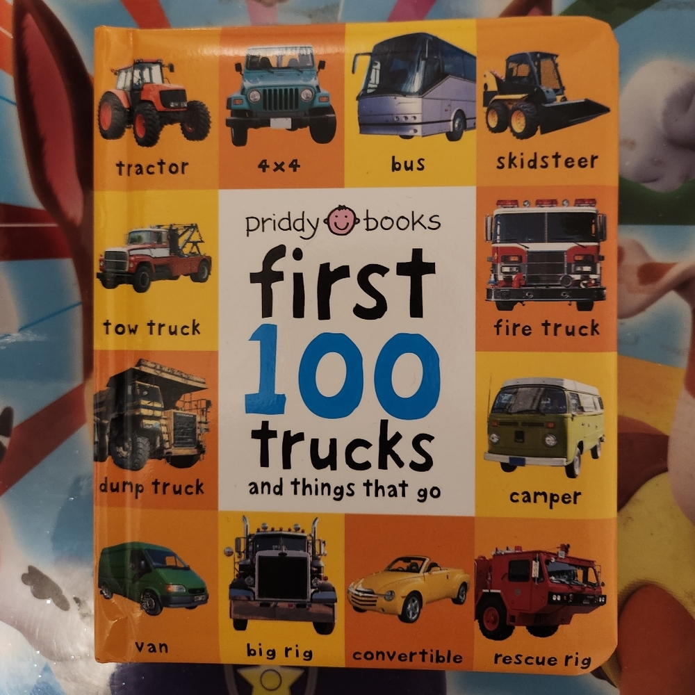 SOLD - First 100 Trucks Board Book - Multicolor